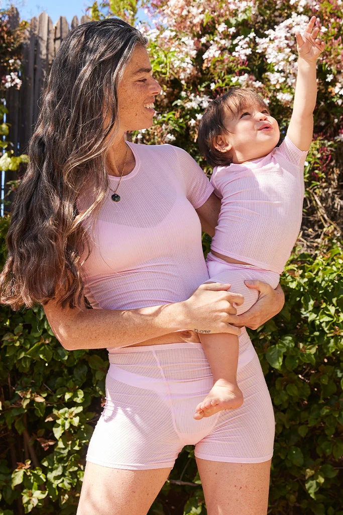 My Mini Tee + Short Set in Babe - Image 10