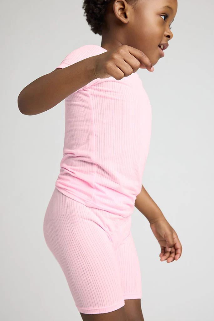 My Mini Tee + Short Set in Babe - Image 7