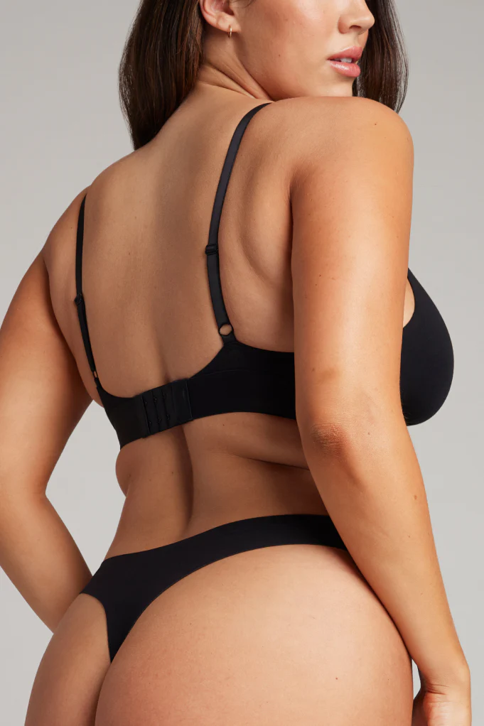 Base Low Thong in Black (Pack) - Image 2