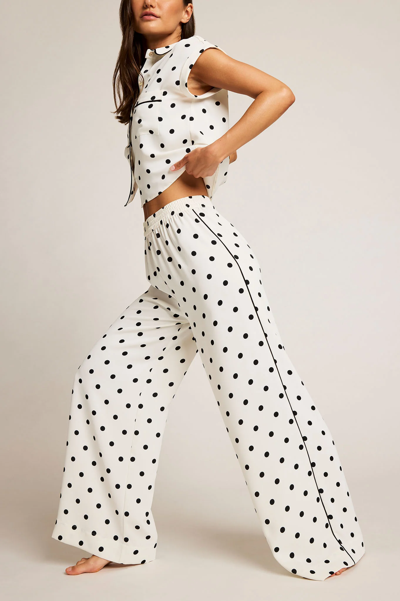 Supreme Track Pant in Black Dot