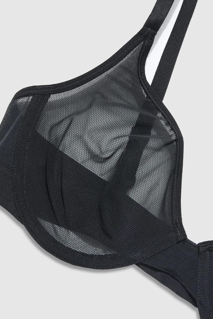 Sieve Demi Bra in Black - Image 6
