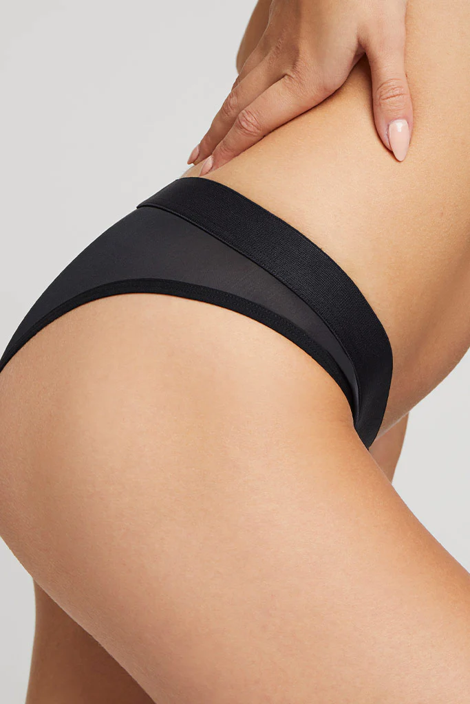 Silky Brief in Black - Image 3