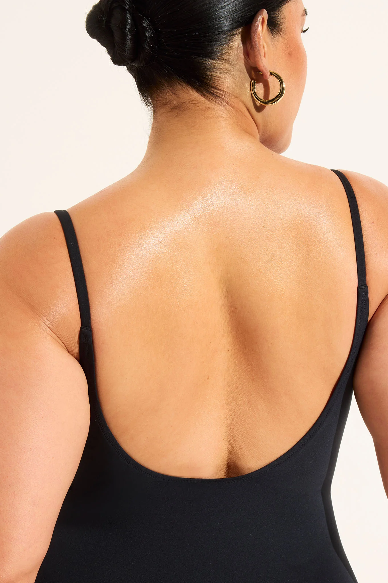 Swim Strappy One-Piece in Black - Image 5