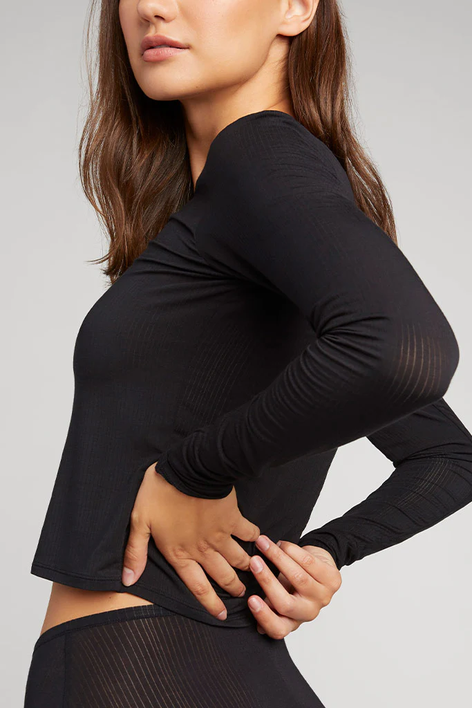 Whipped Baby Long Sleeve in Black - Image 4