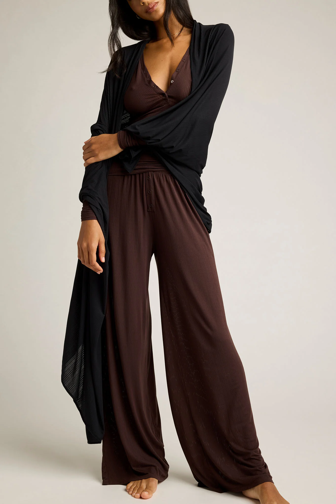 Whipped Travel Wrap in Black - Image 4