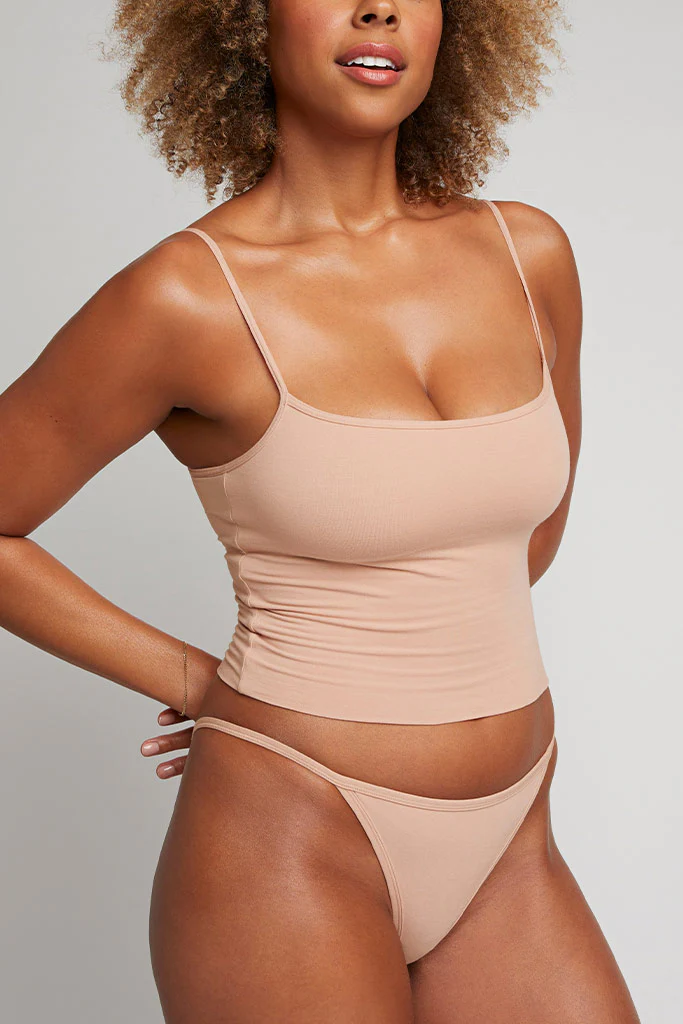 Cloud Cotton String Bikini in Buff (Pack) - Image 3