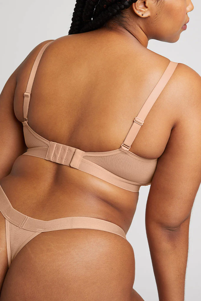 Sieve Cutout Bra in Buff - Image 6