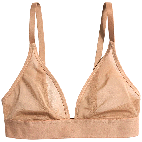 Sieve Triangle Bra in Buff - Image 7