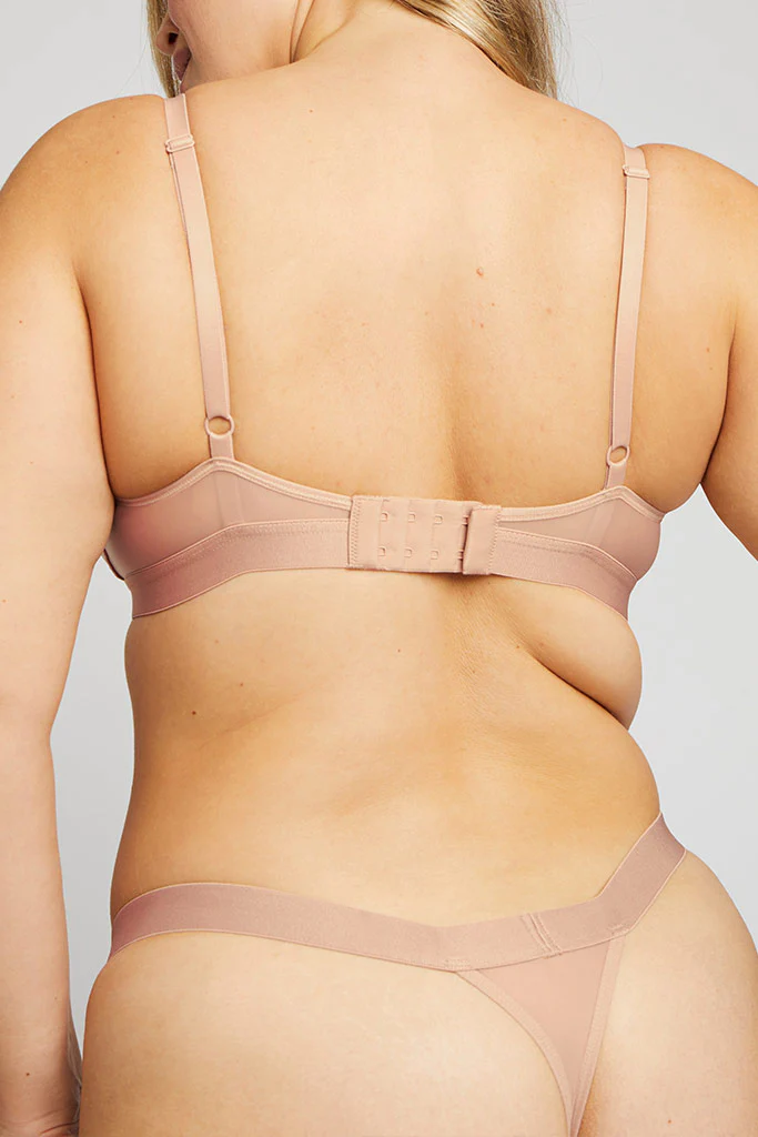 Silky Nursing Bra in Buff - Image 4