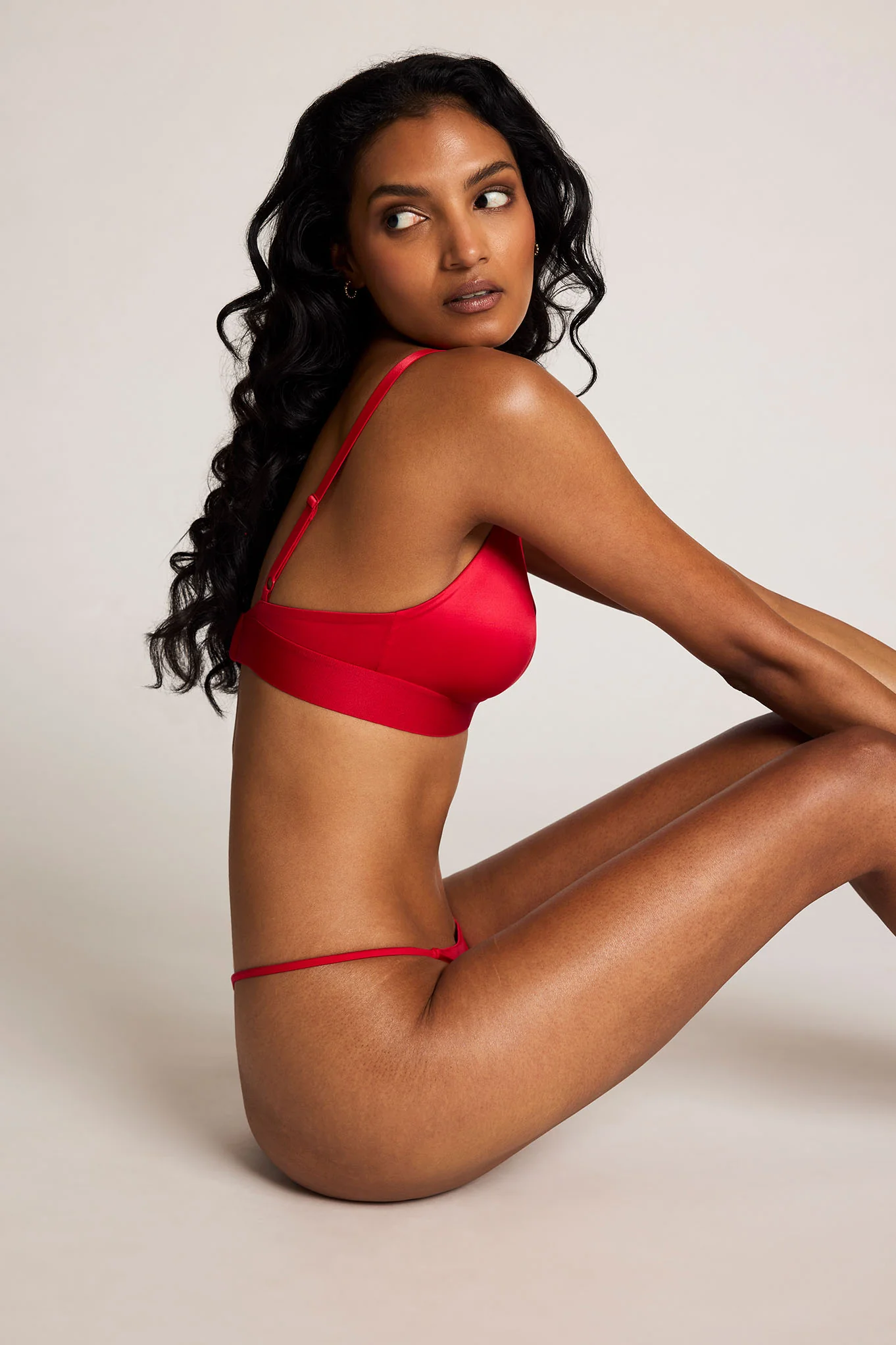 Glacé String Thong in Cerise - Image 4