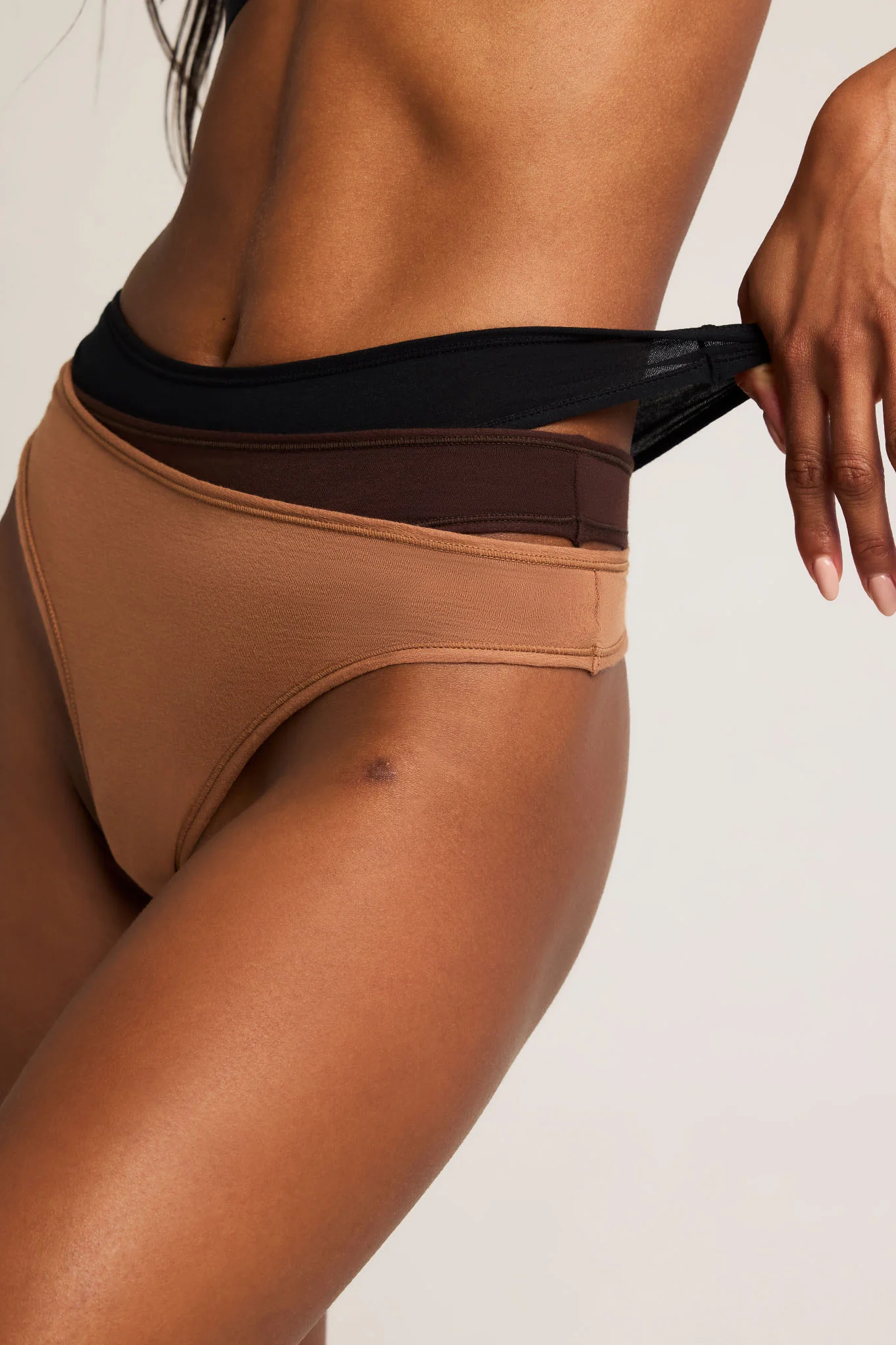 Cloud Cotton Thong in Deep (Pack) - Image 2