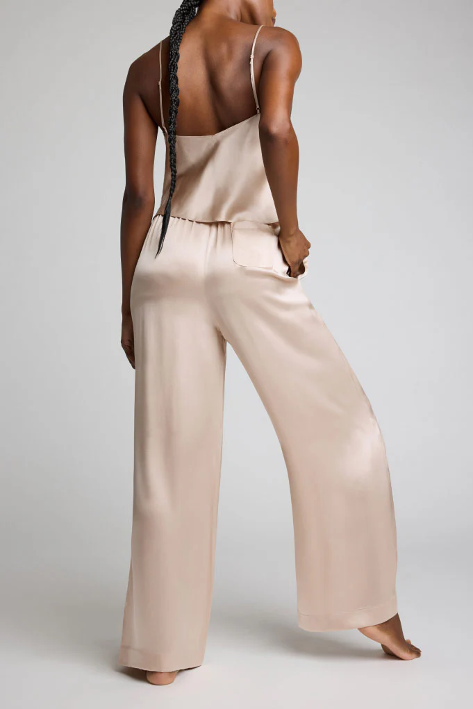 Eclipse Washable Silk Track Pant in Fizz - Image 4