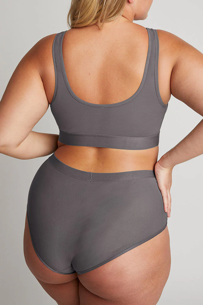 Sieve Bra Top in Graphite - Image 2