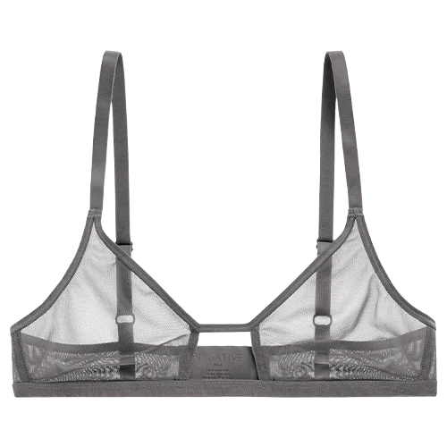 Sieve Cutout Bra in Graphite - Image 6