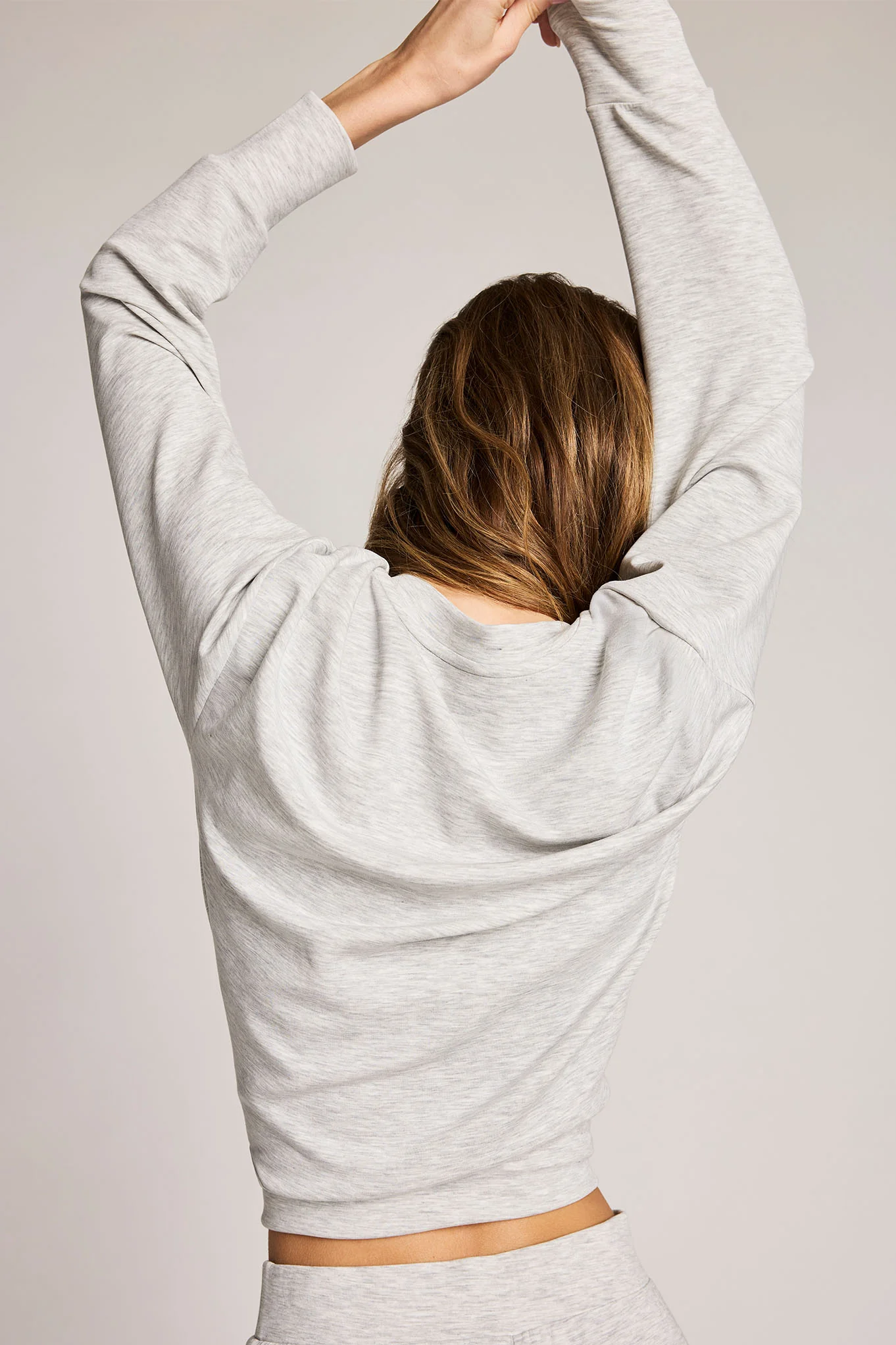 Airis Bomber in Heather Grey - Image 4