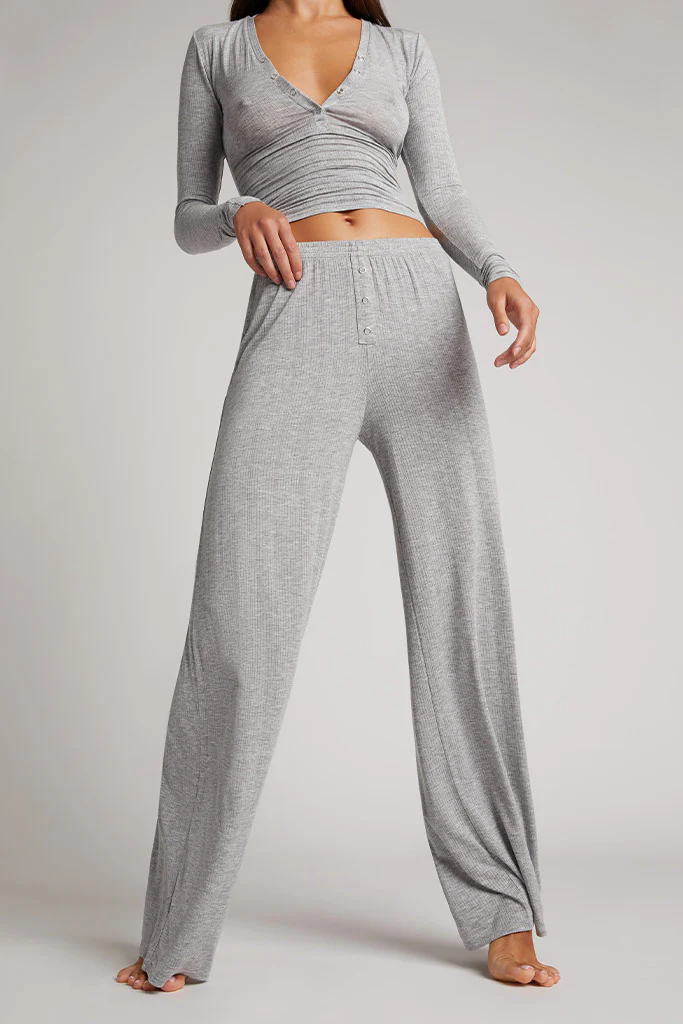 Whipped Track Pant in Heather Grey - Image 3