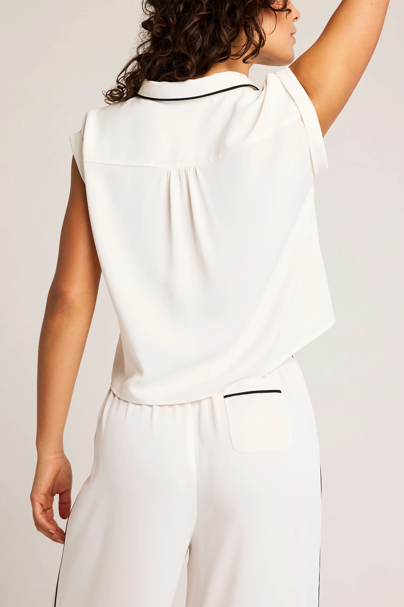 Supreme Short Sleeve Shirt in Ivory - Image 4