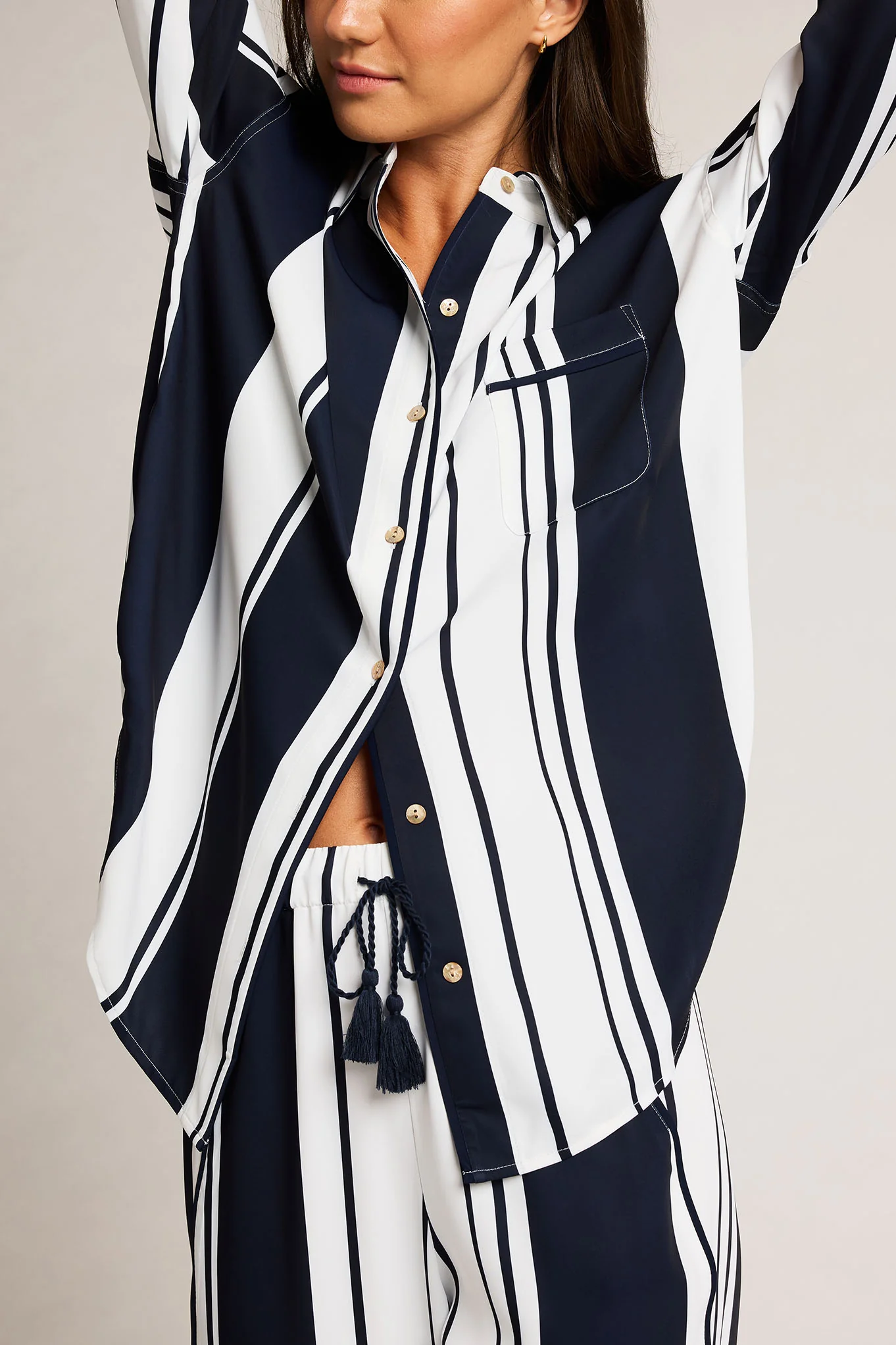 Supreme Shirt in Midnight Stripe