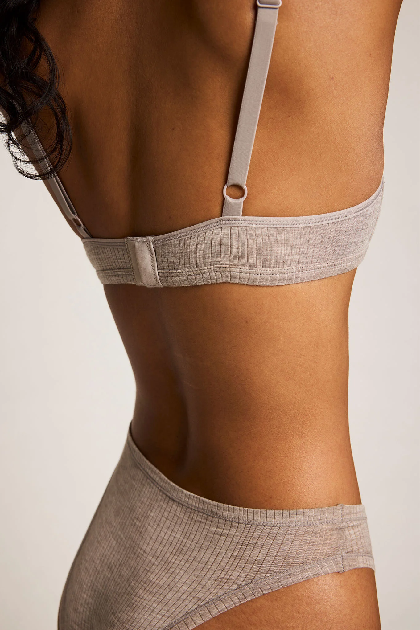 Whipped Non-Wire Bra in Mink - Image 3