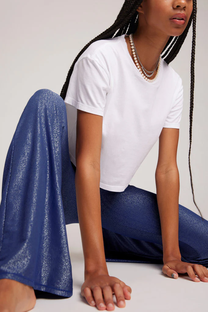 Disco Pant in Navy - Image 4