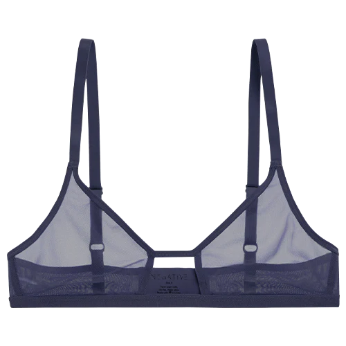 Sieve Cutout Bra in Navy - Image 5