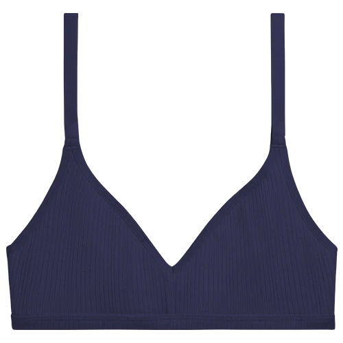 Whipped Non-Wire Bra in Navy - Image 5