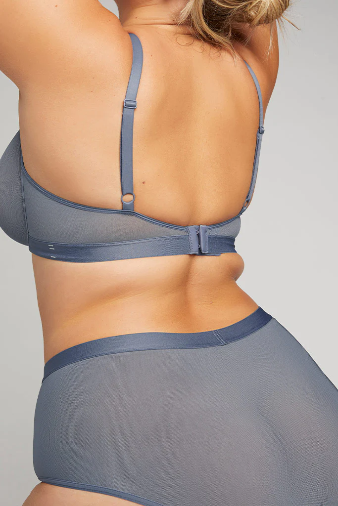 Sieve High-Waist Brief in Slate - Image 6
