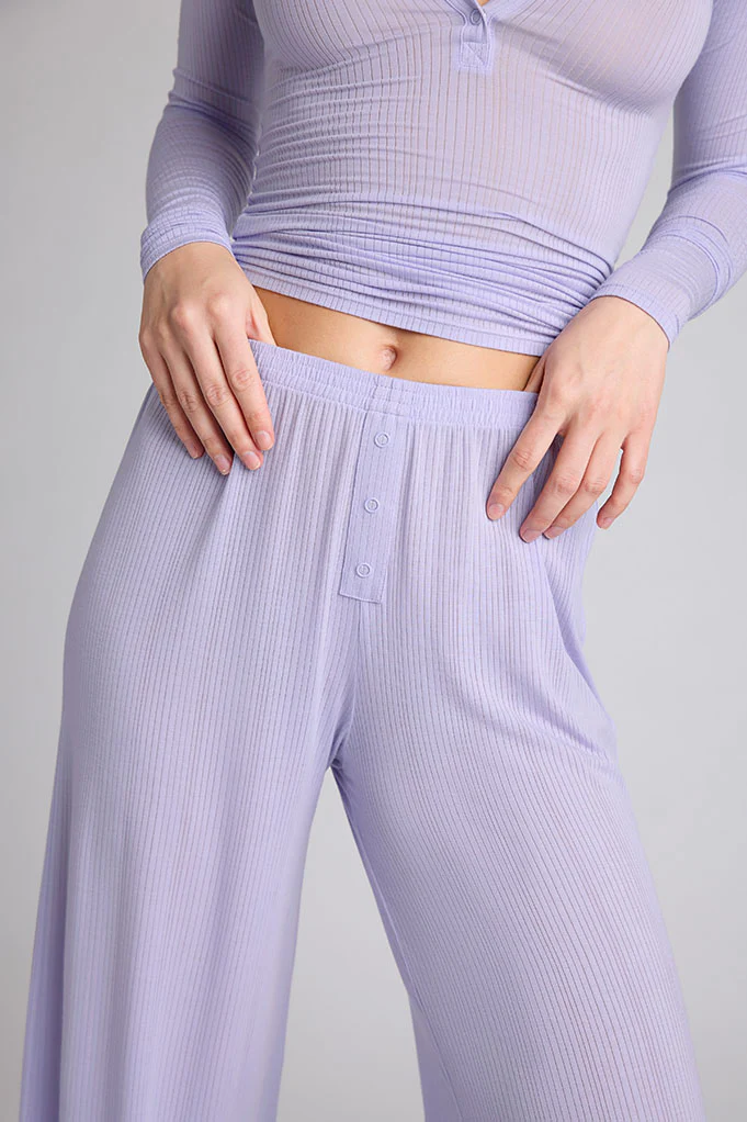 Whipped Track Pant in Violet - Image 2