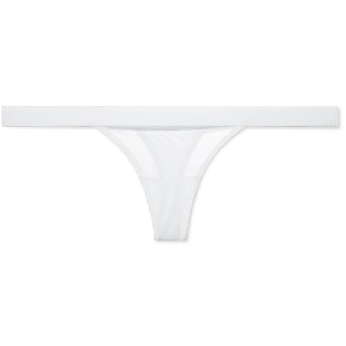 Sieve Thong in White - Image 4