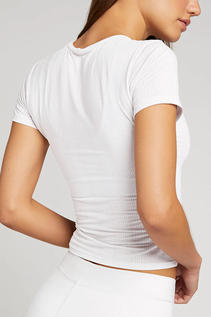 Whipped Baby Tee in White - Image 4